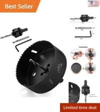 Heavy-Duty 4.5" / 114mm Multi-Purpose Hole Saw - High-Speed Steel - 1 Piece