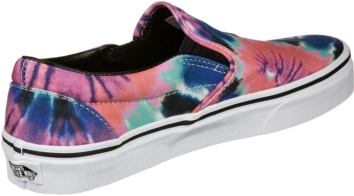 Vans classic slip on top tie dye multi true white