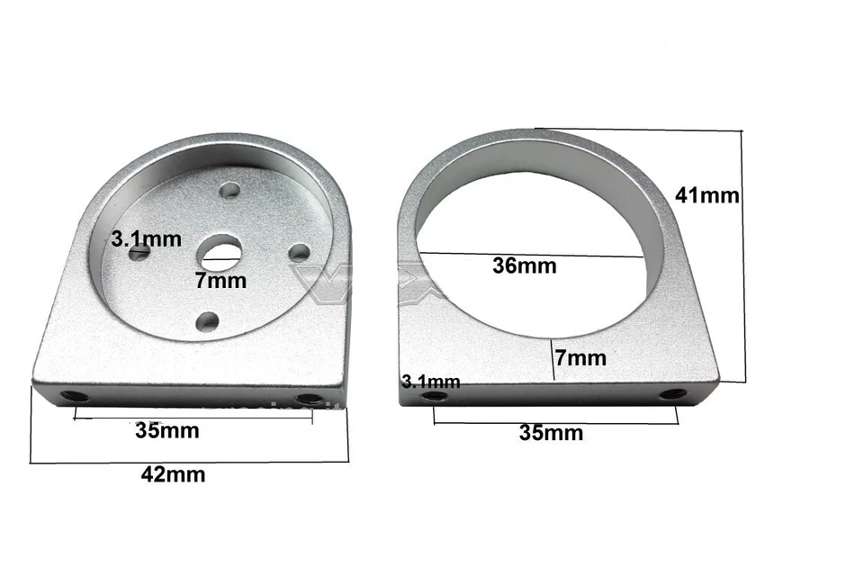 RH85254 Supporto Motore Elettrico 1/8 VRX MOUNT MOTOR VRX 1/8 - Immagine 2 di 2