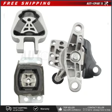 3pc Motor Mount Set for 2013-2018 Ford Fusion 2.0L Engine AT Auto Transmission