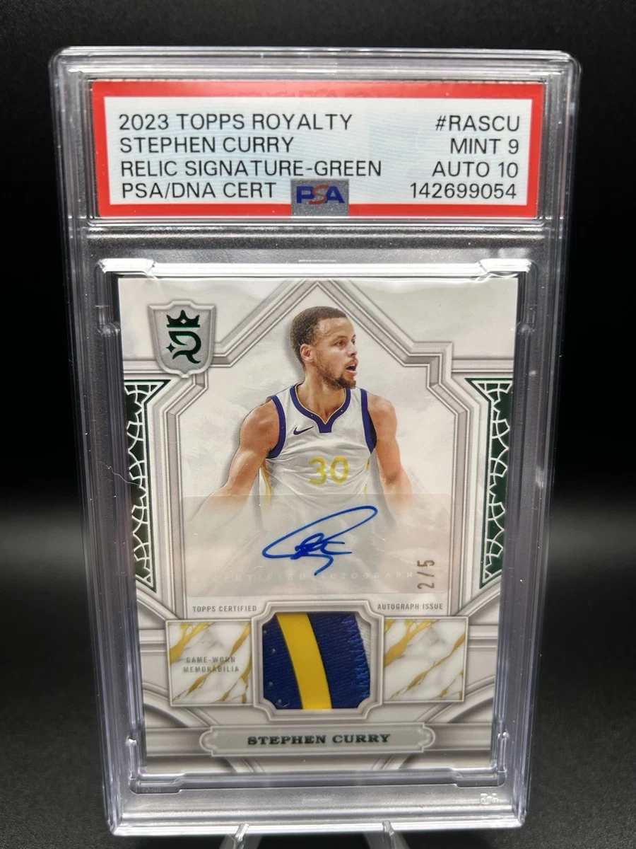 Stephen Curry Sports Trading Card Singles Autographed Basketball