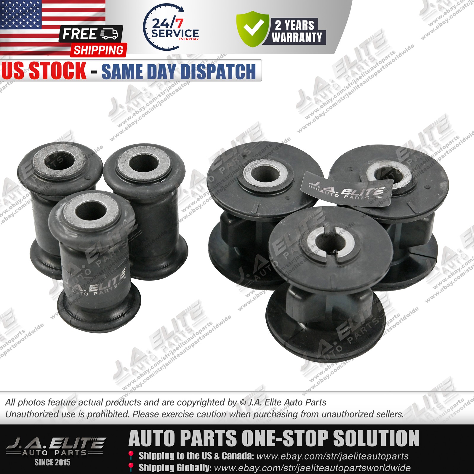 6pcs Engine Mount Arms Bushing fit McLaren 570S GT 625 650 12C 540C, 13FA024CP