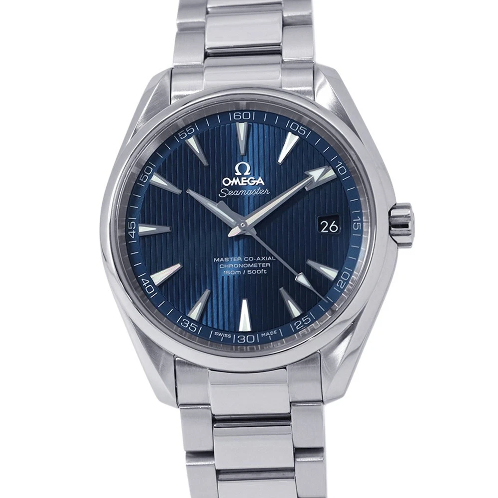 Omega — OMEGA Seamaster Aqua Terra Master Co-Axial 41.5mm Stainless Steel Blue Dial ...
