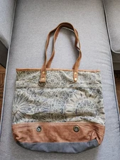 Stylish Myra Bag Canvas & Leather Tote Bag - Perfect for Everyday Use