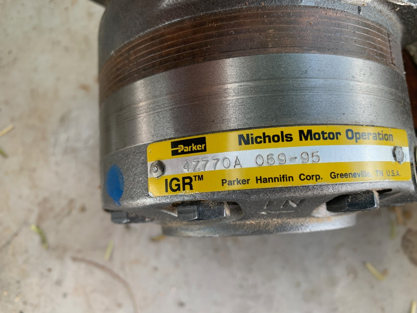 Parker Hannifin IGR-4Z770A Hydraulic Motor – New Genuine IGR Series 4 Motor
