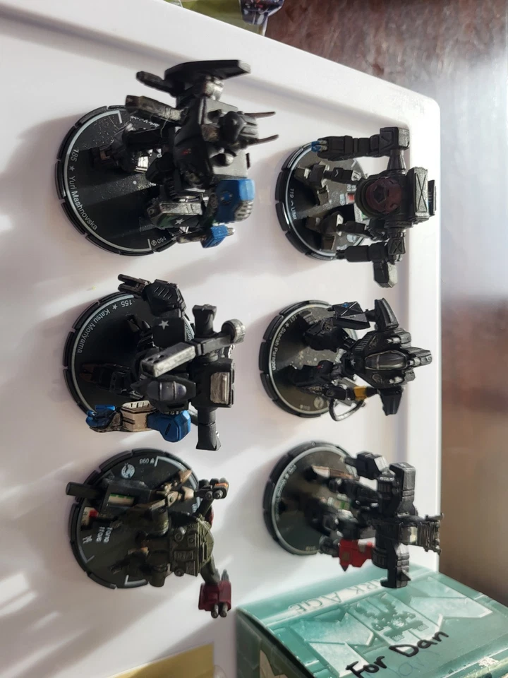 Mechwarrior Dark Age Wizkids Mason Dunne + Yuri Katsu Marcel + RoTS Lot — 第 3/4 张图片