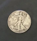 1945 Liberty Walking Half Dollar Circulated 50C US Coin
