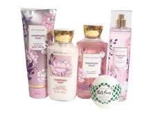 Bath & Body Works Champagne Toast Lotion, Gel, Mist, Shea Cream & Bath Fizzy