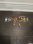 12 Piece Blown Glass Murano Style Art Wrapped Candy  Multicolor Vintage