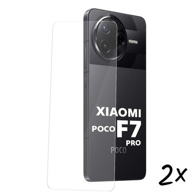 2x  Xiaomi Poco F7 Pro Schutzglas Panzerfolie Display Schutz Hartglas 9H Screen