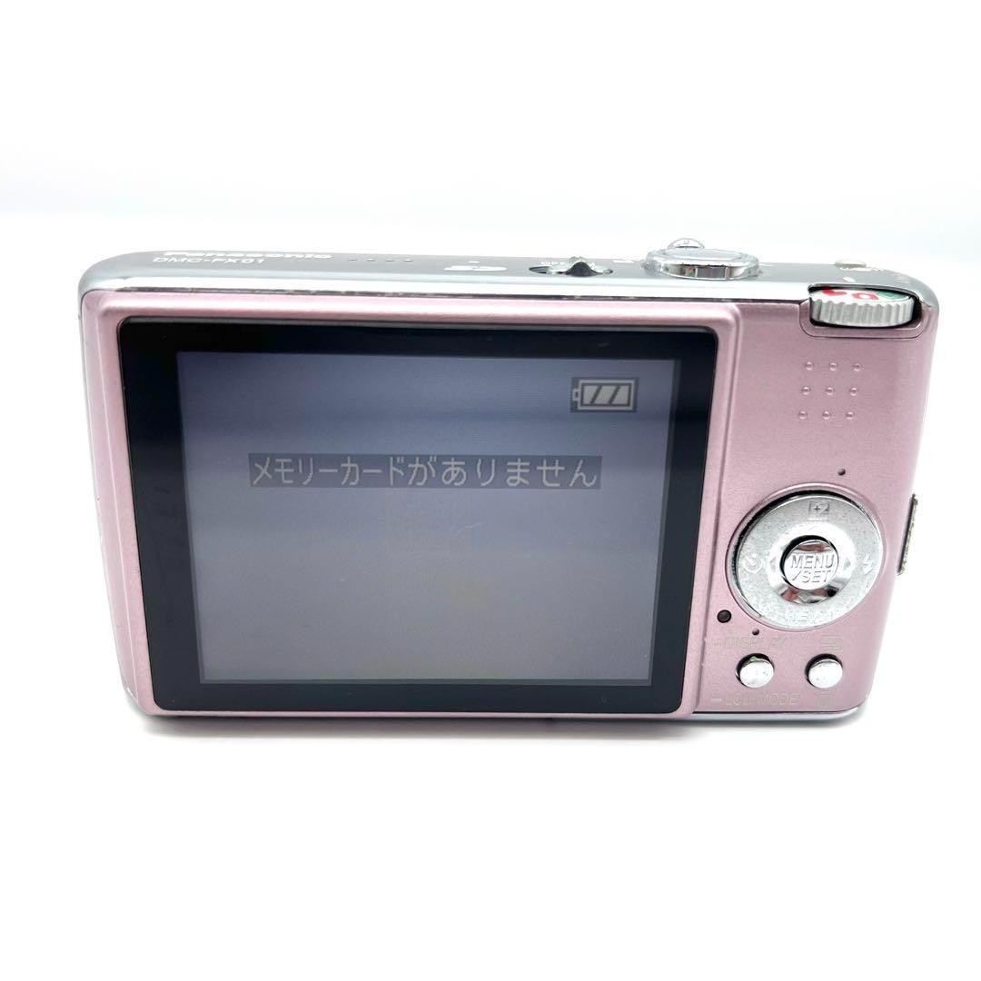 美品　Panasonic LUMIX DMC-FX01 コンデジ ミスティピンク Panasonic LUMIX DMC-FX01 コンデジ ミスティピンク