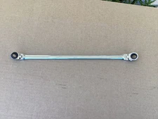 SK 89757 Flex Head, Reversible, Ratcheting, Dbl Box End Wrench size 7/16 x 1/2