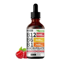 Vitamin B12 and B6 Liquid Drops, B12 Sublingual Vitamin B Complex B 12 Vitamin