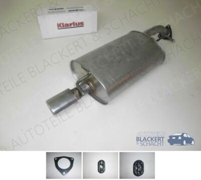 Klarius Auspuff Endtopf+Anbauteile für Volvo S40 I+V40 1.9 T4+2.0 1997-2001