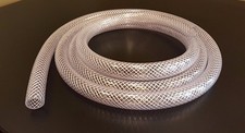 Any Size Clear PVC Reinforced Flexible Braided Vinyl Tube/Hose 3/16" - 2" Inch