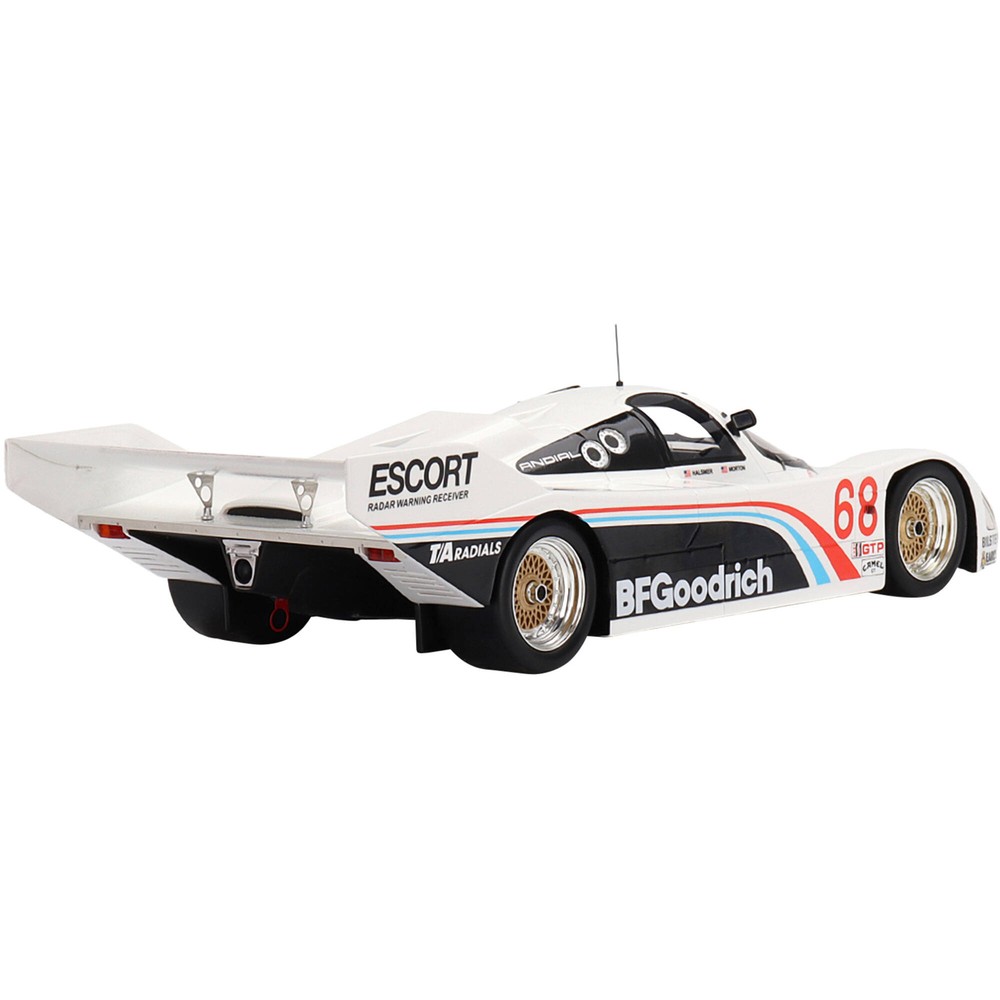 Top Speed 1/18 Scale Model Car Porsche 962 #68 Resin Body with Real Rubber Tires