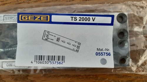 GEZE Montageplatte für TS 2000 silber 055756 inkl. Schraubenbeutel - Bild 2 von 9