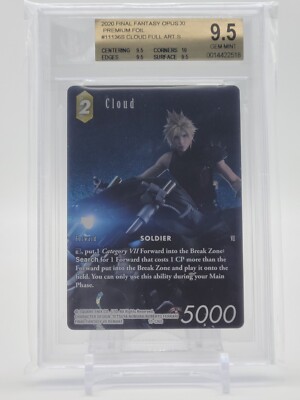 fftcg クラウド　foil FFTCG Final Fantasy TCG Cloud Foil Full Art Promo PR-044/8