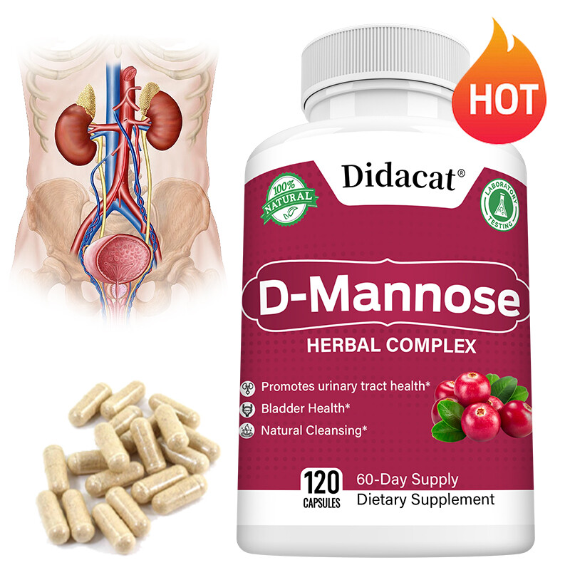 D-Mannosio Capsule 1000 mg--Salute del sistema urinario, prevenzione dei calcoli urinari