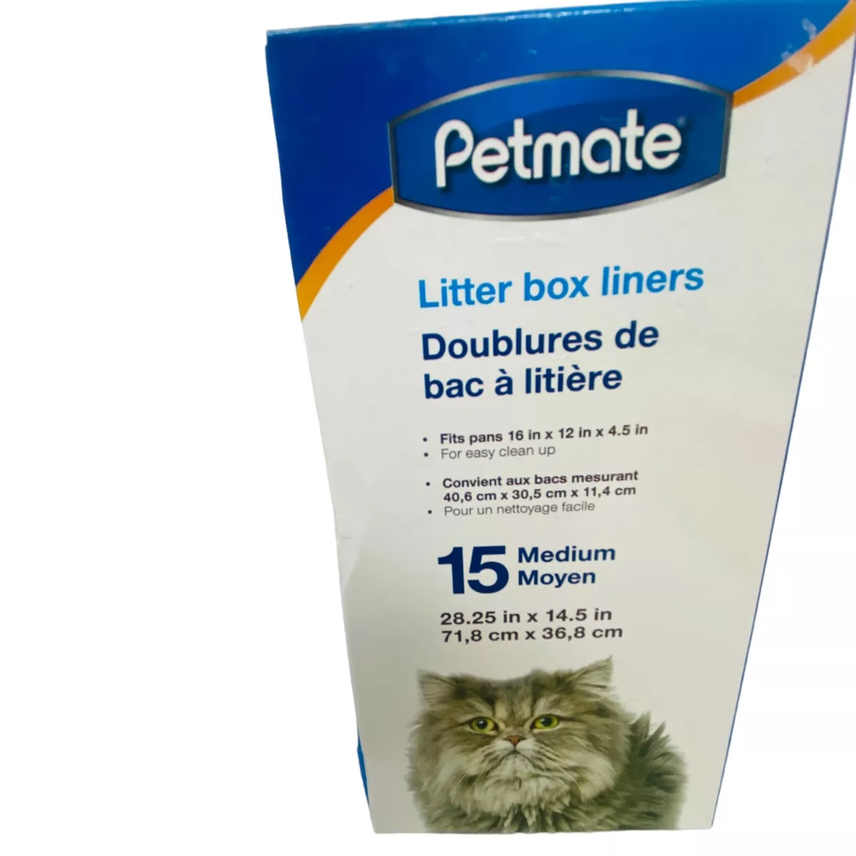 Petmate Litter box Liners 15 Medium 28.25