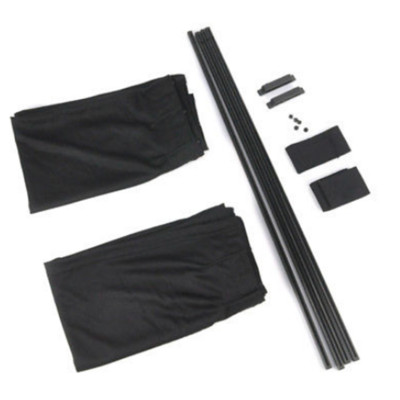 Accessory 50x47cm Black Mesh VIP Car Window Sunshade Curtain Anti-UV Sun Visors