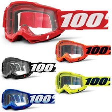 100% Crossbrille Accuri OTG 2 Clear Lens Brillenträger Motocross Helm Brille MTB