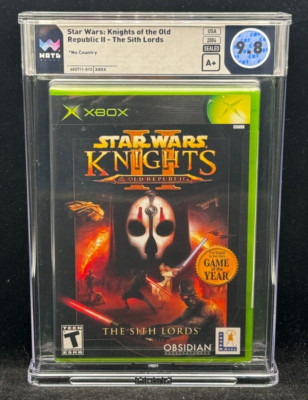Star Wars Knights Of The Republic II 2 Sith Lords Microsoft Xbox Neu WATA 9.8 A+