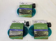 New Lot Of 3 SOAKER HOSE 118"/3M  Almost 10 Foot Hose Lightweight Garden