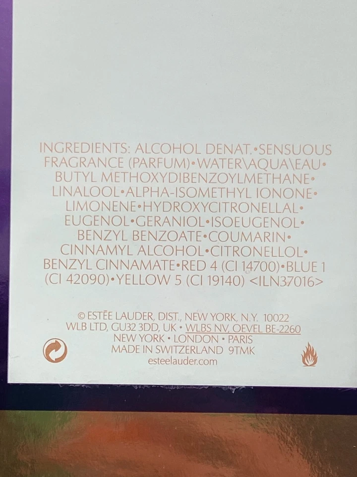 Estee Lauder Sensuous Eau De Parfum Spray Vaporisateur 1.7oz - Image 3 of 4