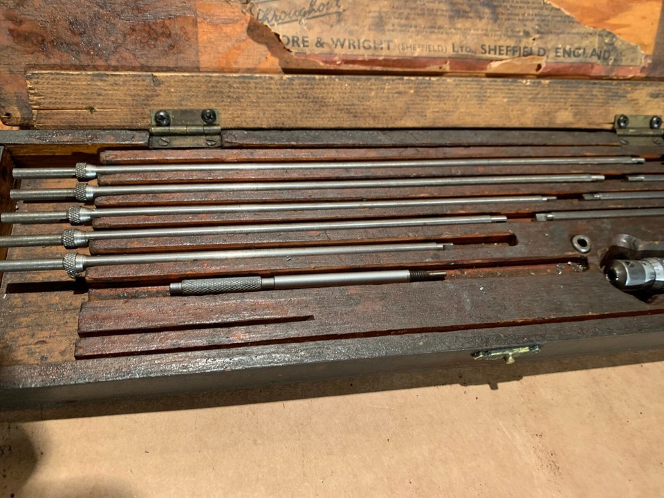 Moore and Wright imperial inside micrometer eBay