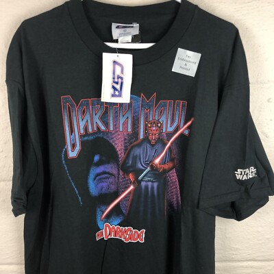 Vintage Star Wars Episode 1 Darth Maul T-shirt XL New With Tags