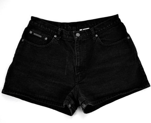 Calvin Klein Womens Black Denim High 