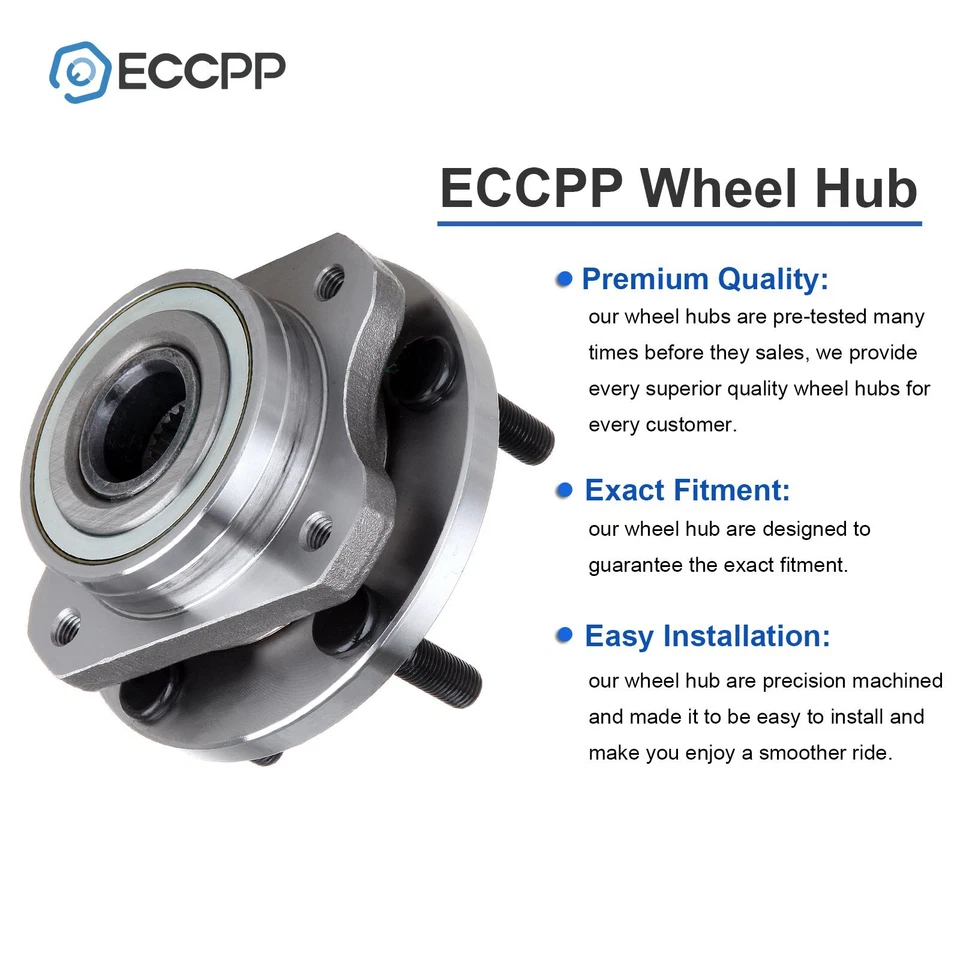 Pair Front Wheel Hub Bearings For Dodge Grand Caravan Chrysler Town & Country - Изображение 3 из 4