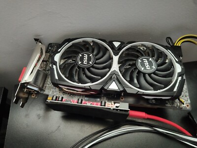 MSI Radeon RX 580 8GB GDDR5 Graphics Card (RX580ARMOR8GOC)