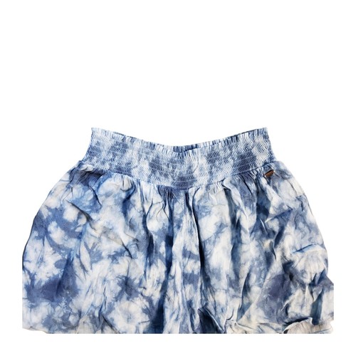 Pantalones Cortos ROSA Victoria's Secret Para Mujer Talla Pequeña Azul Tie Dye Cintura Elástica - Imagen 6 de 7