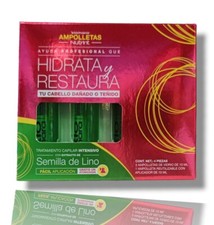 4 Xiomara Nutrint Hair Ampoules Ampolletas 10ml each Hidrata Hydrates