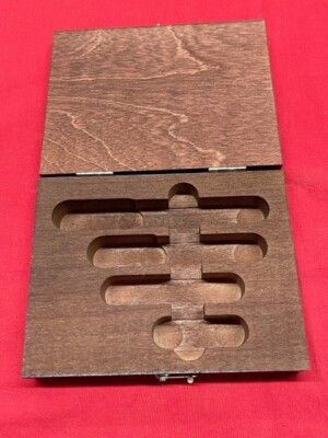Starrett S824AZZ Wood Case Only for 824 Inside Micrometer Series 2-6'' Range