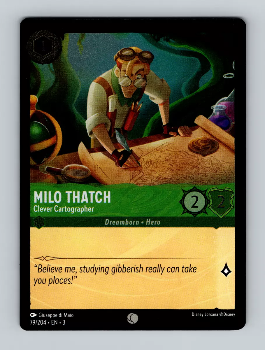 Disney Lorcana: Into The Inklands - Milo Thatch - 79/204 (Cold Disney Lorcana: Into The Inklands - Milo Thatch - 79/204 (Cold
