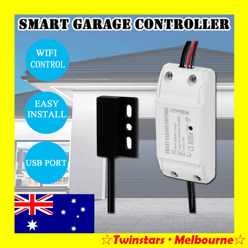 USB Powered Smart Garage Door Gate Controller Opener APP WiFi Remote Control AU - Picture 2 of 14