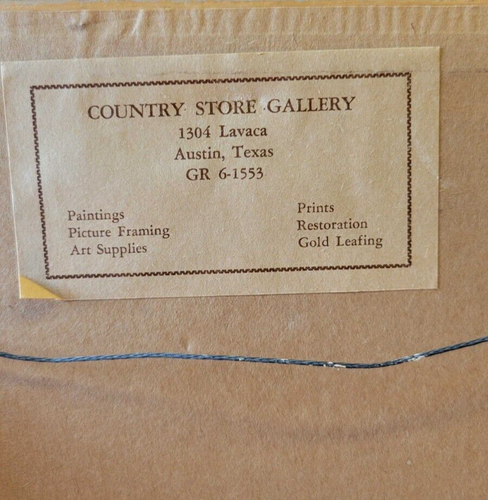 Rare Vintage Dwight C. Holmes Painting "Cathedral Rock," Framed, Signed, 1965 - Picture 4 of 7