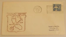 Dallas Texas AMF to San Francisco CA October 13 1961 first flight airmail
