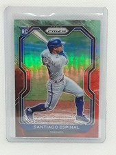 Santiago Espinal 2021 Prizm Baseball - Cosmic Haze RC #72 - Toronto Blue Jays