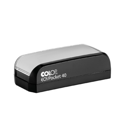 COLOP  Stempel EOS Pocket Stamp 40 Stempel mit individueller Stempelplatte/ Logo