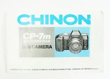 Chinon CP-7m Instruction Pamphlet | 86 pg | 1986 | $8.55 |