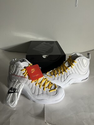 Nike Air Bakin x Supreme White Amarillo DX3292-100 Size 10 M
