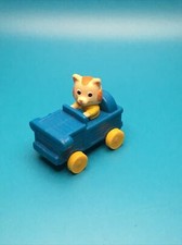 McDonald's Busy World R. Scarry II Cat in Rolling Car Happy Meal Toy 1994 2" VTG