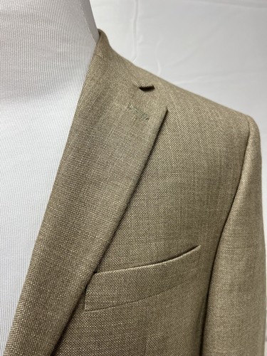 Men's Ralph Lauren Beige Tan Linen Blend 2-Button Single Vent 42R Blazer Jacket - Picture 4 of 7