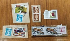 Vintage Lot of 10 Antique U.S. and International Stamps - Used - Lot BZ