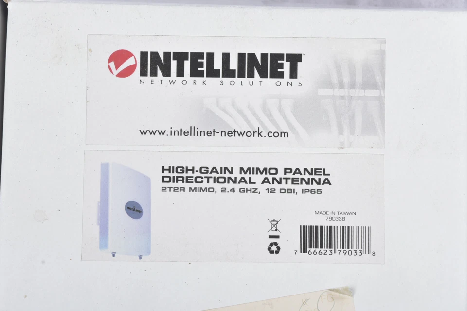 Intellinet Direktionale MIMO Panel Hochleistung Antenne 2,4GHz 12dB Internet - Image 4 of 4