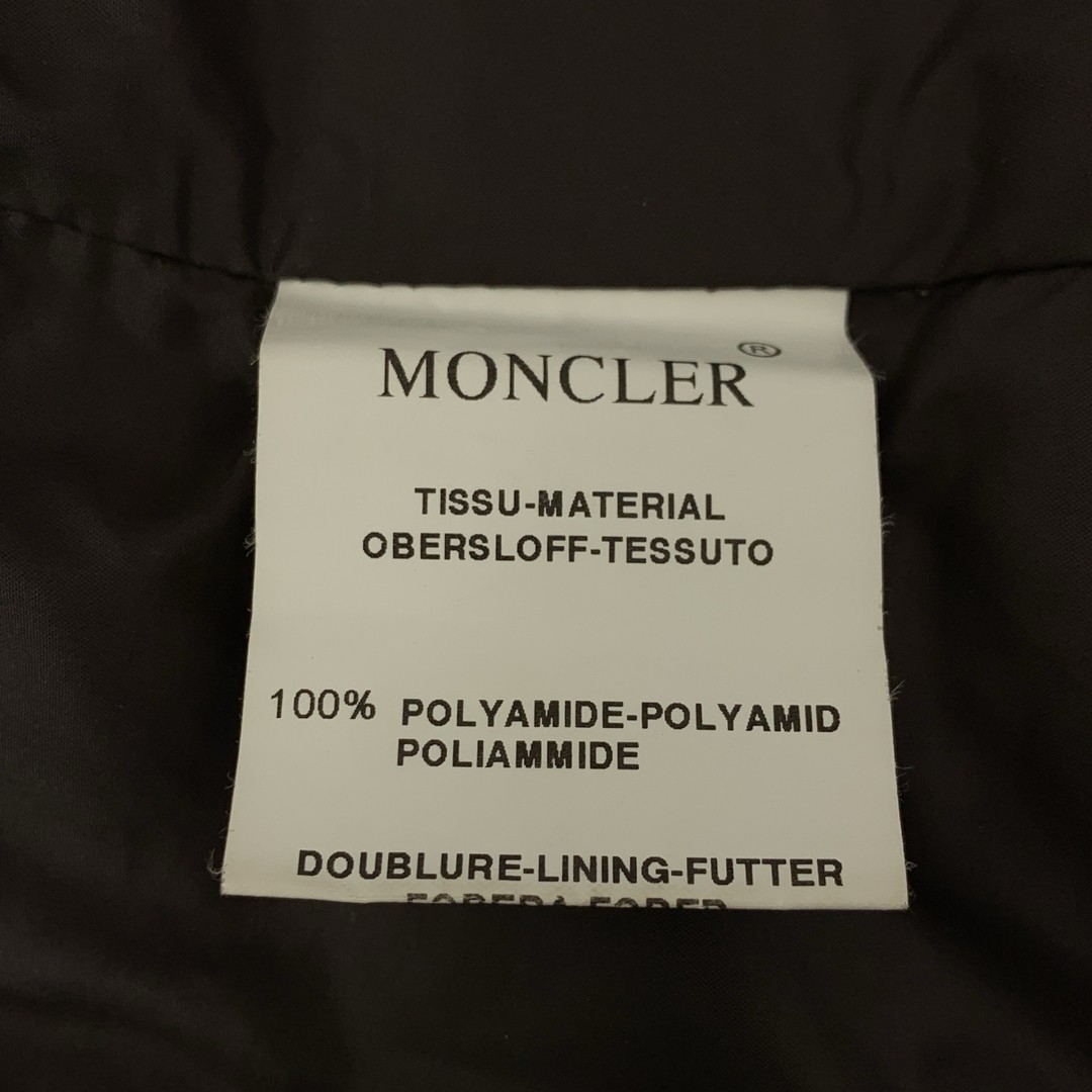 Moncler Brown Tag Double Zip Short Down Coat 0 Dark Womens Used KLDR-0 thumbnail 8